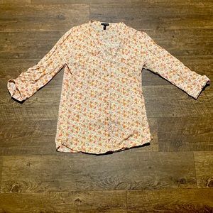 FANG Floral Button Up Tunic | Large